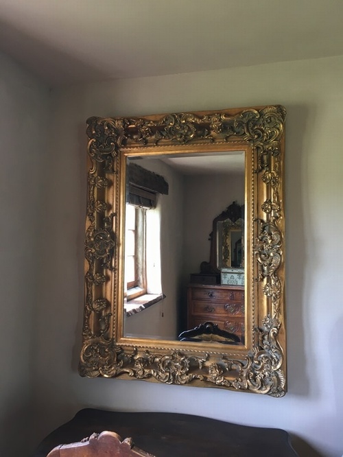 The Champagne - Antique Gold: Available in Sizes Ranging from 4Ft x 3Ft up to 7Ft x 4Ft Mirrors > Gold Mirrors
