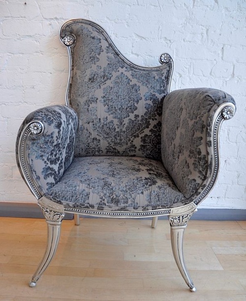 The Florence Chair: Antique Silver Seating > Chairs