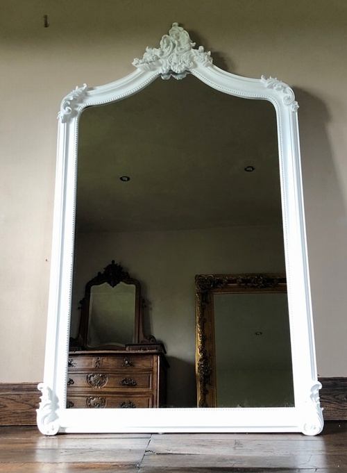The Annecy Dress Mirror: 7FT - Pure Matt White Mirrors > White Mirrors