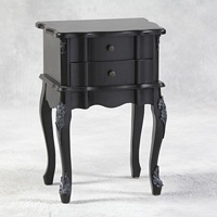 Versailles Black French Side Table.