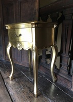 The Josephine  Side Table: Gold Leaf