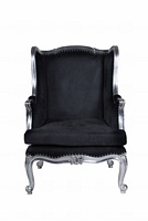 The Wingback Chair: Silver Leaf