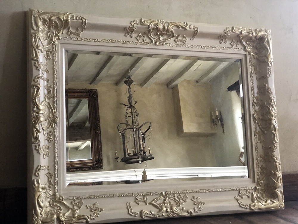 SOLD - OUT The Chateau: Cream/ Ivory kissed with French Pale Gold - Hand finished. (Made to order)