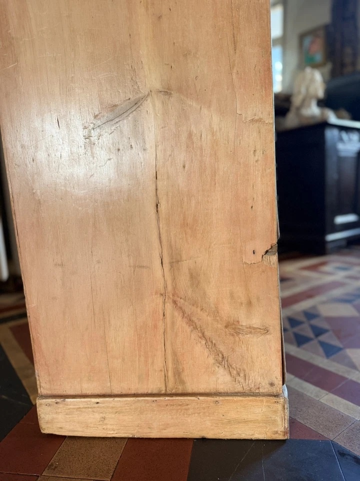 Charming Antique Pine Rustic Period Country Farmhouse Chest Of Drawers Circa 1800s