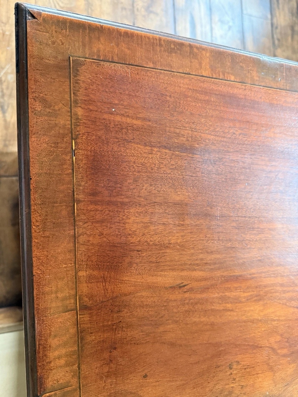 Antique Mahogany Kneehole Pedestal Desk by Hewetson Milner & Thexton C 1825