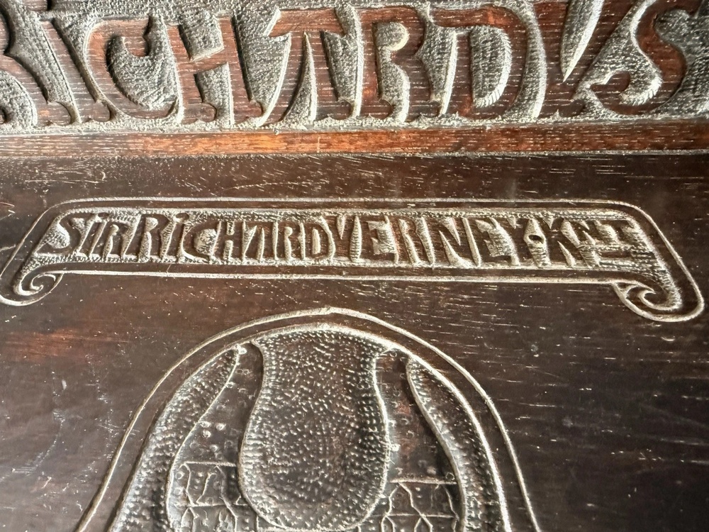 Important Antique Oak Buffet Dresser Sideboard Cupboard George Shaw Engravings 1598