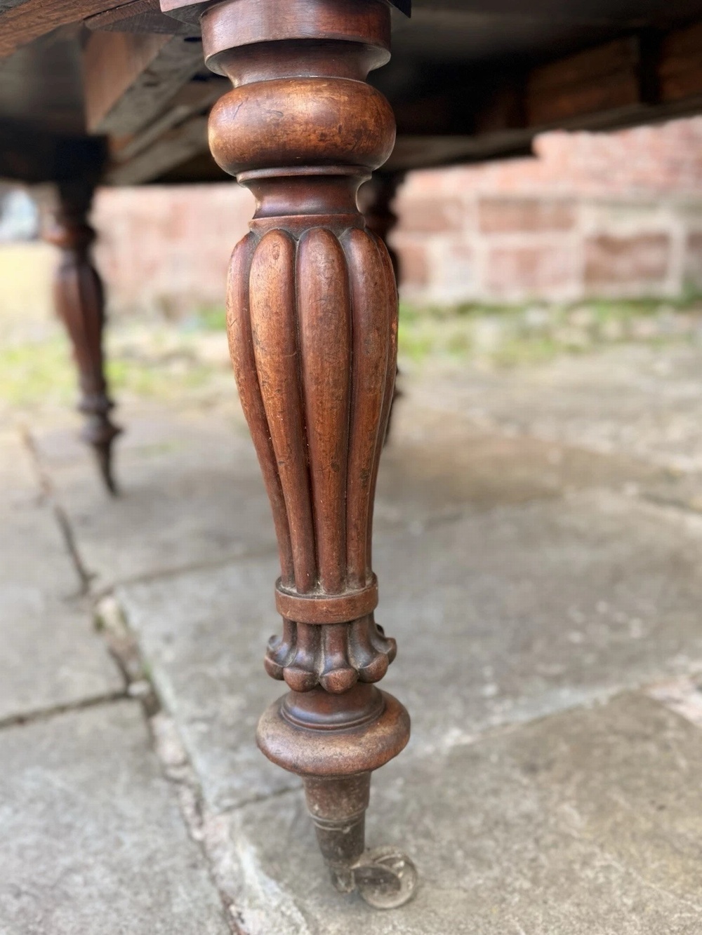 SOLD - Fine English Antique William IV Extending Pull Out Dining Table Circa 1830