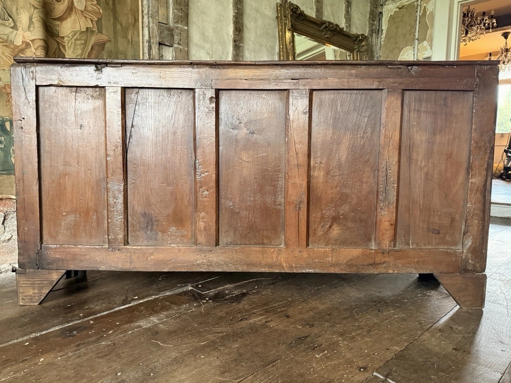 SOLD - Fine West Country (Somerset) Antique Oak Coffer Chest Dated 1670 Intialled RP