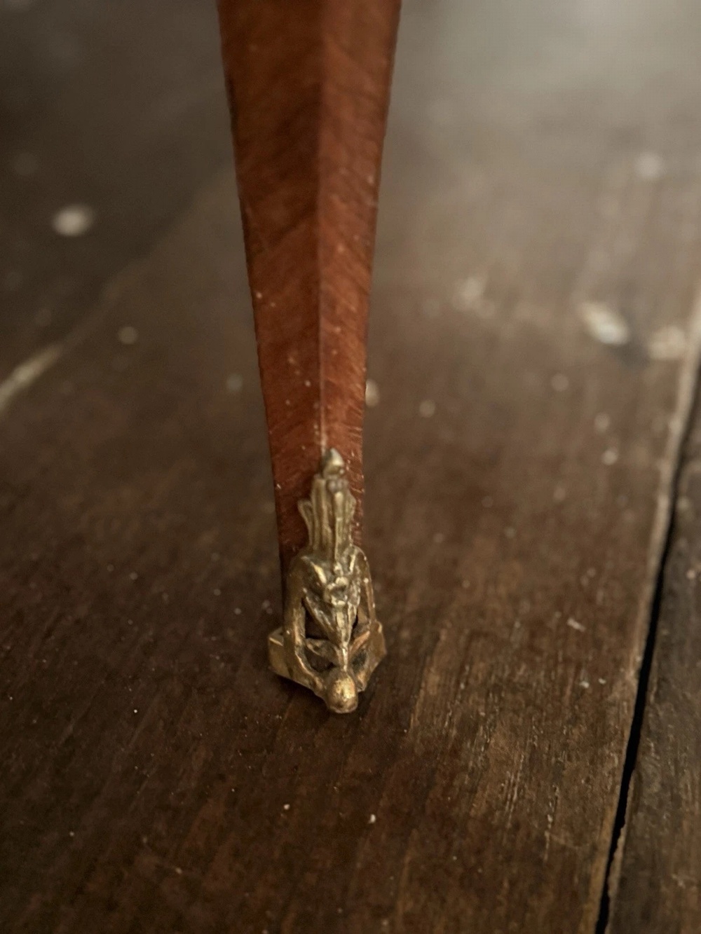 French Antique Kingswood Bronze Gilt Serpentine Side Occasional Centre Table 1880C