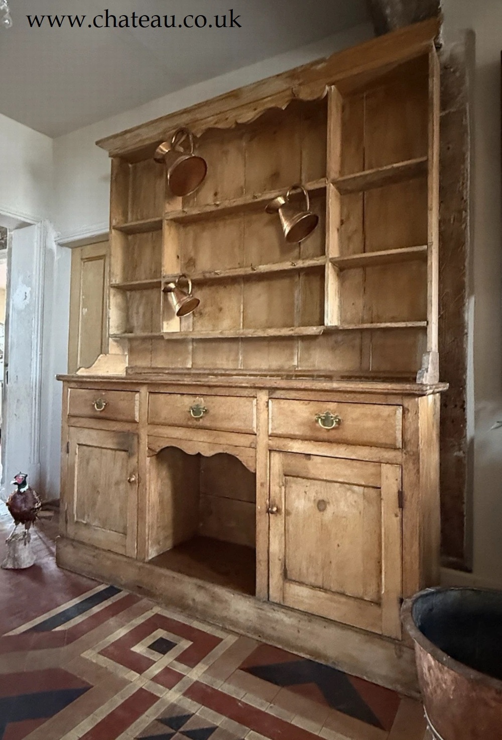 Original Antique Pine Welsh Farmhouse Rustic Primitive Untouched Dresser 1830 C ONHOLD