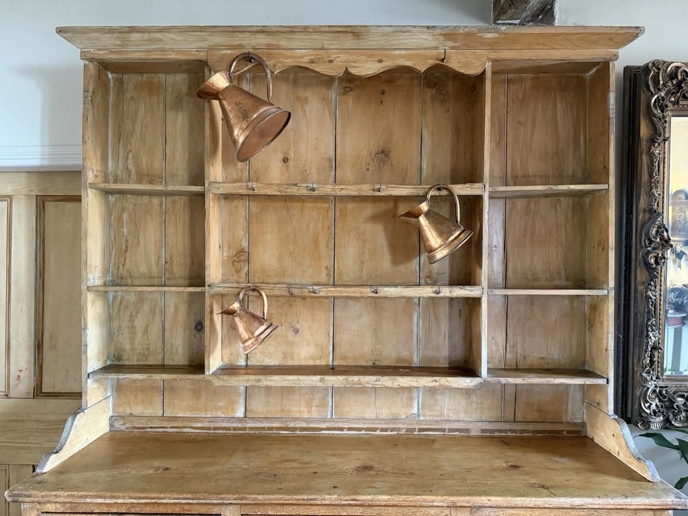 Original Antique Pine Welsh Farmhouse Rustic Primitive Untouched Dresser 1830 C ONHOLD