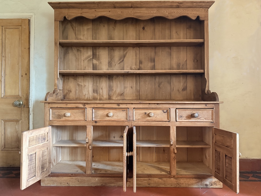 Welsh Vintage Large Rustic Kitchen Farmhouse Reclaimed Statement Pine Dresser