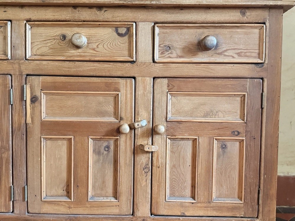 Welsh Vintage Large Rustic Kitchen Farmhouse Reclaimed Statement Pine Dresser