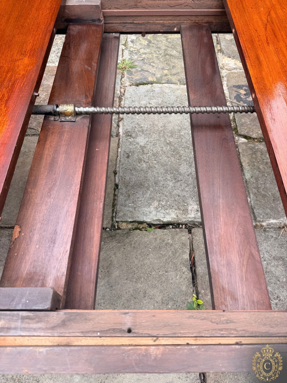 Antique Victorian Mahogany Wind-Out Extending Dining Table, Circa 1870