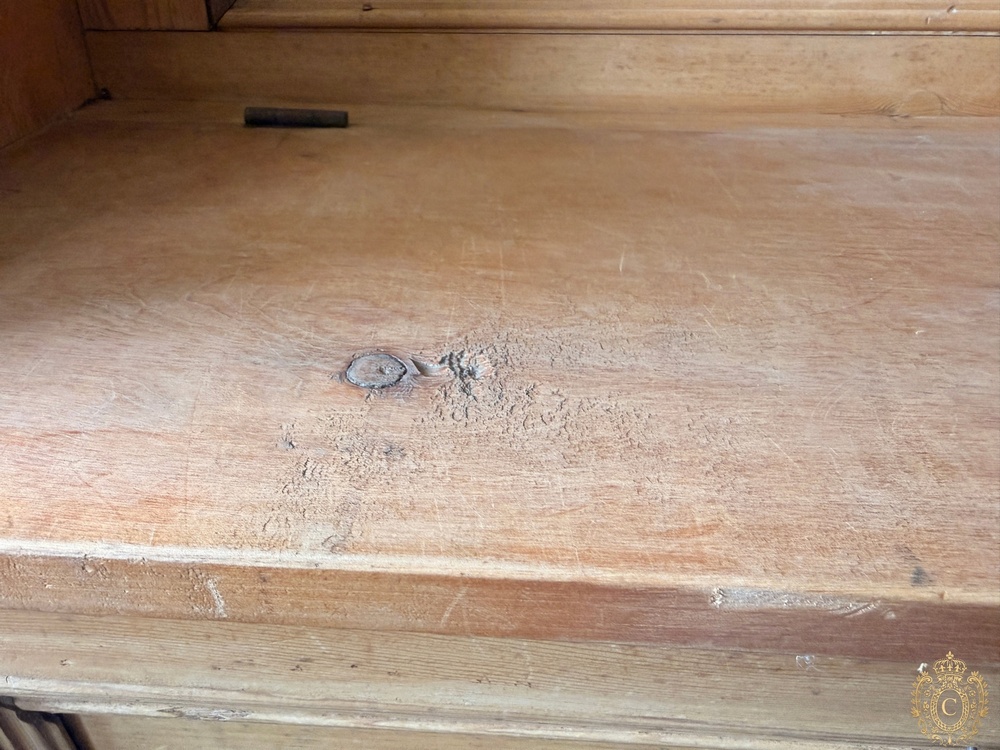 Antique Victorian Pine Hall Settle with Hinged Storage Seat, Circa 1870