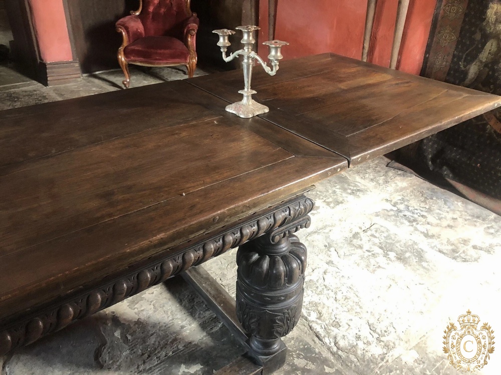 SOLD  !!!    Original Rare English Refectory Antique Kitchen Dining Table C 1680 Over 12 ft!